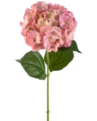 Kunstbloem Hortensia 75 cm roze