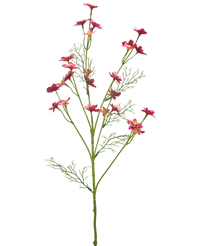 Kunstbloem Wilde Bloem 68 cm donker roze