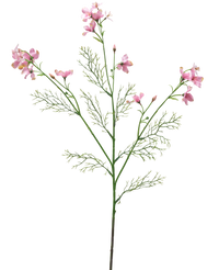 Kunstbloem Wilde Delphinium 71 cm licht roze