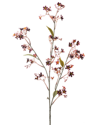Kunstbloem Daphne 108 cm bordeaux