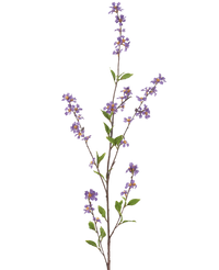 Kunstbloem Bloemen 119 cm paars