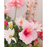 Kunstbloem Hibiscus 64 cm licht roze