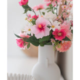 Kunstbloem Hibiscus 64 cm licht roze