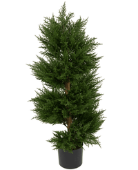 Kunstplant Conifeer Spiraal UV 90cm