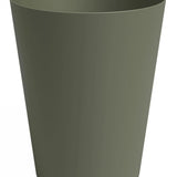 De Plantenbak Porto Ø30cm x H40cm is een effen, olijfgroene, cilindervormige plantenbak met gladde zijkanten en een licht uitlopende bovenkant.