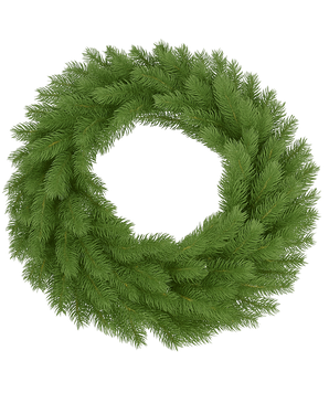De Kunstkrans 100% PE Premium is een groene kunstkrans gemaakt van dichte, realistische dennentakken in een ronde vorm. Ideaal als herfstdecoratie, met een open midden zonder extra decoraties of versieringen.