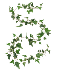 Kunst Boston klimop slinger groen-wit 180 cm UV