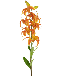 Kunstbloem Martagon Lelie 78 cm oranje