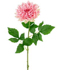 Kunst Georgine Real Touch Roze 70cm