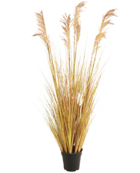 Kunst Grasplant Sorghum 130 cm brandvertragend