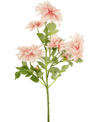 Kunstbloem Dahlia 68 cm roze