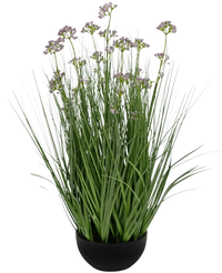 Kunstgras Prei Bloem Ui Graspot 60cm brandvertragend