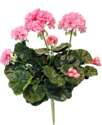 Kunst Geranium 40 cm roze