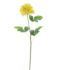 Kunstbloem Dahlia Real Touch Champagne 73 cm