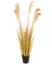 Kunst Grasplant Sorghum 110 cm brandvertragend