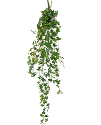 Kunst hangplant Klimop deluxe 120 cm groen