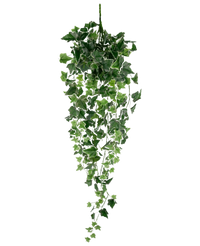 Kunst Klimop 70 cm groen/wit