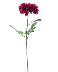 Kunstbloem Dahlia Real Touch Paars 72 cm