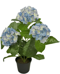 Kunstplant Hortensia Blauw UV 35 cm