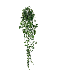Kunst Klimop 130 cm groen/wit
