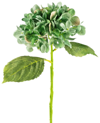Kunst Hortensia Deluxe 33 cm donkergroen