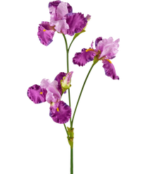 Kunstbloem Iris 102 cm paars