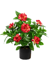 Kunstplant Gardenia 39 cm fuchsia