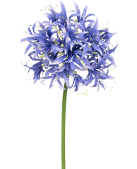 Kunstbloem Nerine 70 cm paars